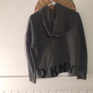 DKNY sweatshirt.